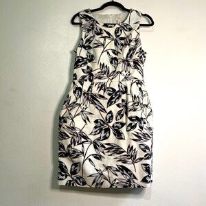 J. Crew sleeveless lined 100% cotton dress w/pockets. Sz 6. Preowned. EUC.